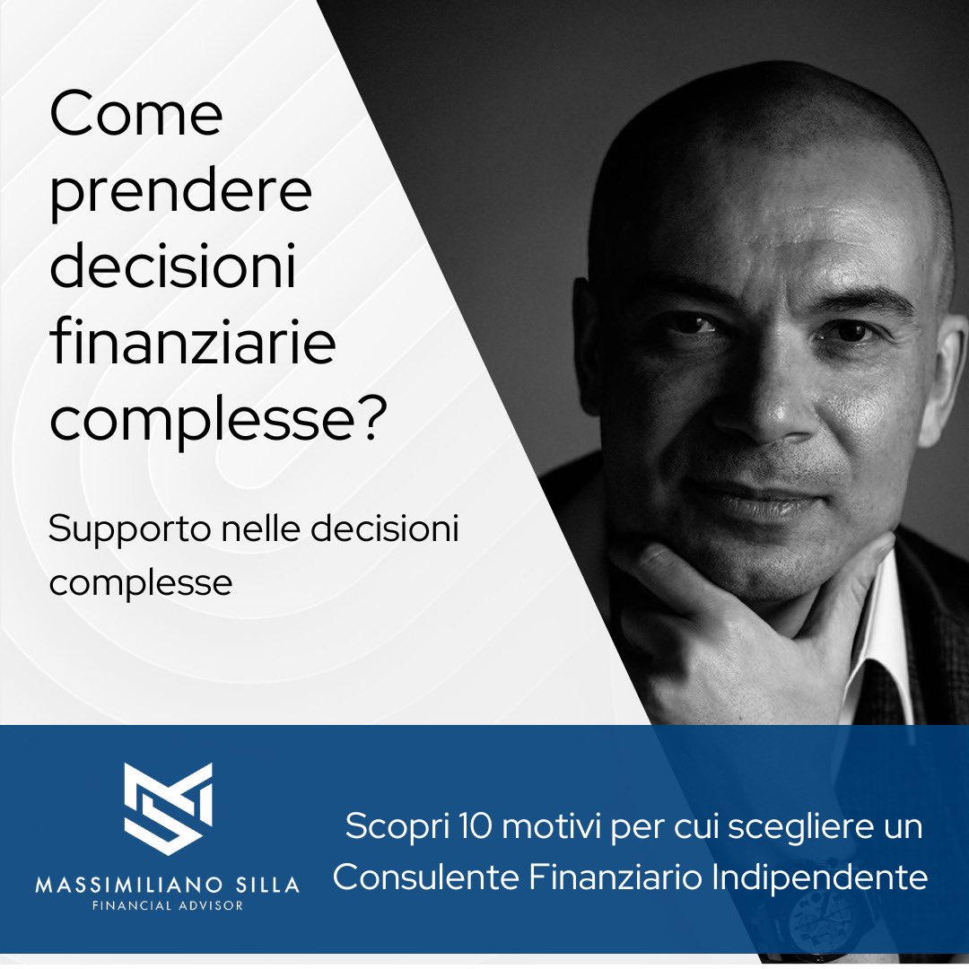advisor_silla's tweet photo. Il #consulente #finanziario della tua #banca, saprebbe supportarti nelle decisioni importanti per il tuo futuro finanziario?

https://t.co/y0Izj67xyb https://t.co/lzWlAcjKSg