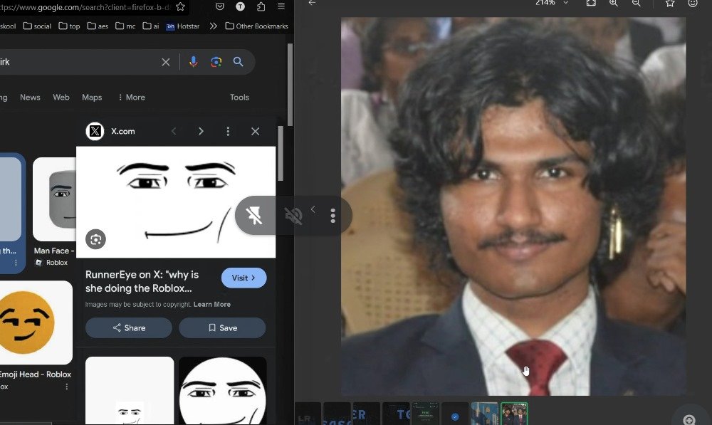 Remotehalo's tweet image. my friend pointed out i look like the roblox default face and i cant unsee it now