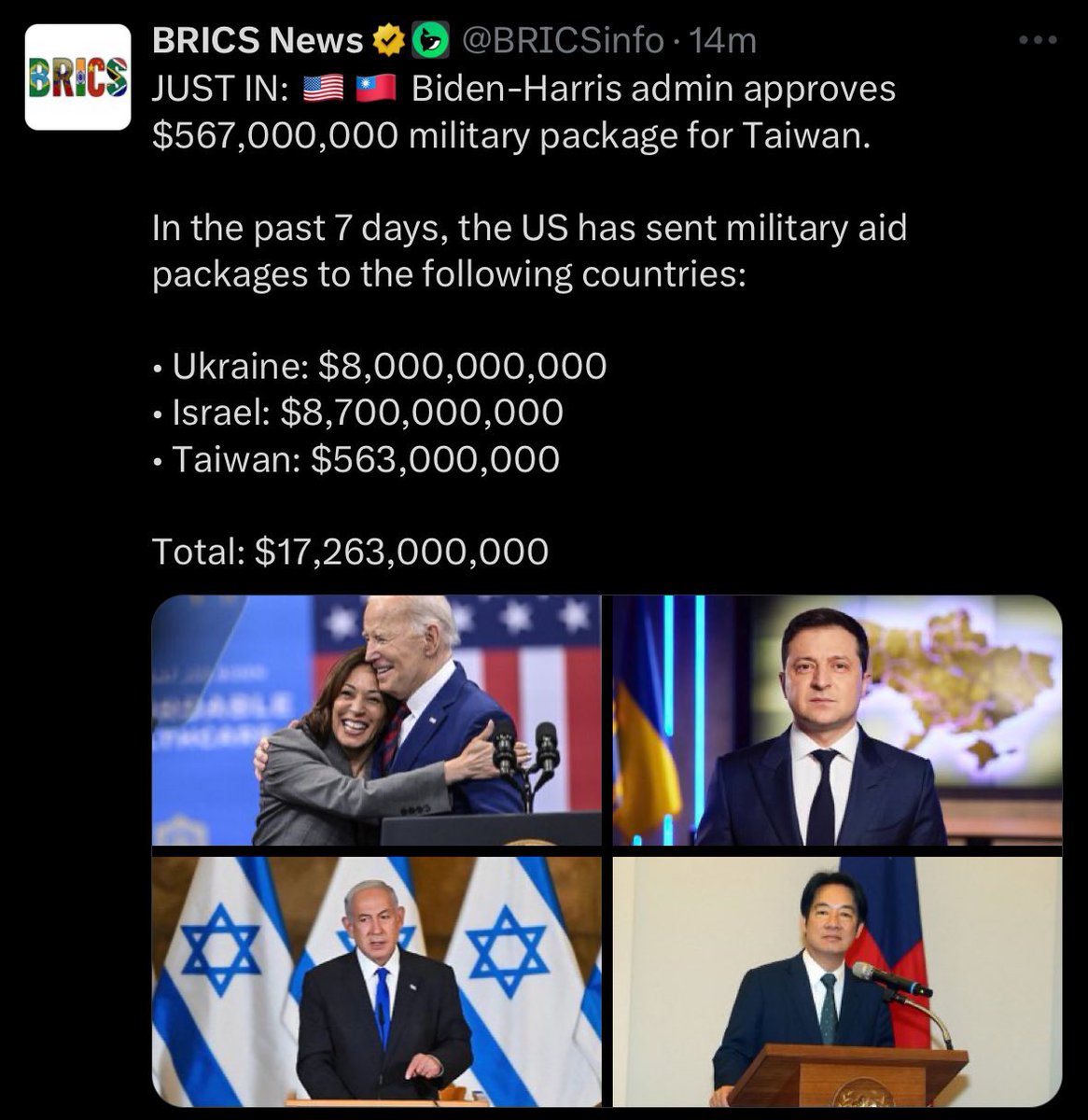 Fuck Israel.🇮🇱
Fuck Ukraine.🇺🇦
Fuck Taiwan.🇹🇼
Fuck our sold-out politicians.🇺🇸

SAVE WESTERN NORTH CAROLINA!!
