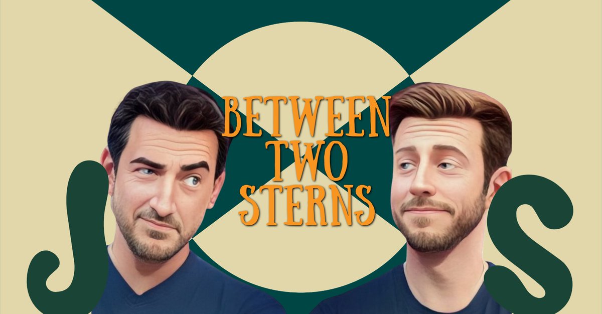 B2Sterns's tweet photo. It's #PodcastDay, so why not check out our bespoke multiverse? Stick your ears Between Two Sterns! https://t.co/qf7zCir3Ly https://t.co/C5sDBUr0oF