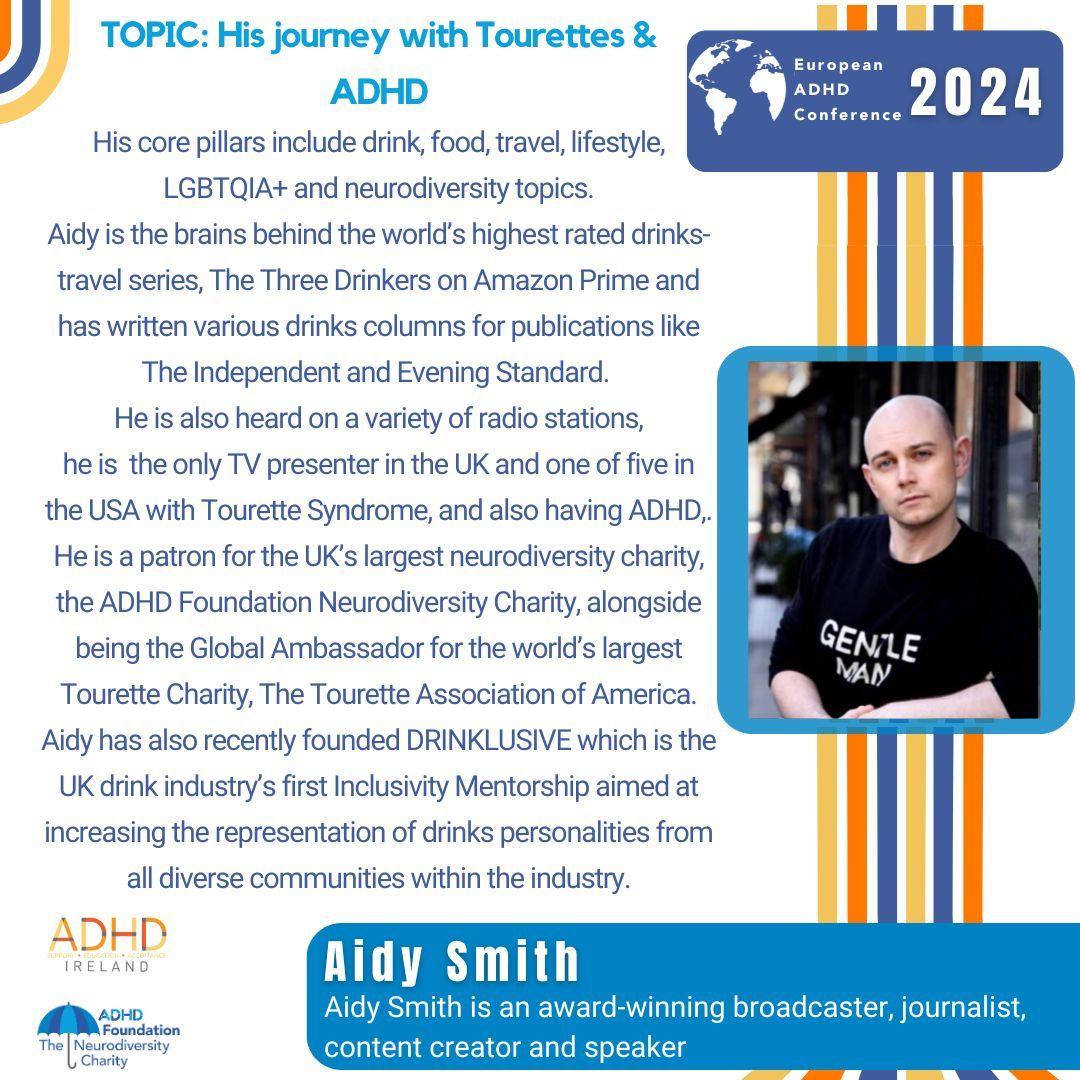 ADHD Ireland (@adhdireland) on Twitter photo Meet the speakers of our upcoming 2024 ADHD Conference! 🗣️
View the full line-up and register now-> buff.ly/3N4Juws
ADHD Foundation - <a href="/ADHDFoundation/">The Neurodiversity Charity ADHD Foundation</a>
Aidy Smith - <a href="/sypped/">Aidy Smith 🍷</a>
Kat Brown - @katbrown
Colin Foley - <a href="/colinfoley75993/">colin foley</a>
Spyridon Zormpas - <a href="/spyroszorbas/">Spyridon Zormpas</a> Meet the speakers of our upcoming 2024 ADHD Conference! 🗣️
View the full line-up and register now-> buff.ly/3N4Juws
ADHD Foundation - <a href="/ADHDFoundation/">The Neurodiversity Charity ADHD Foundation</a>
Aidy Smith - <a href="/sypped/">Aidy Smith 🍷</a>
Kat Brown - @katbrown
Colin Foley - <a href="/colinfoley75993/">colin foley</a>
Spyridon Zormpas - <a href="/spyroszorbas/">Spyridon Zormpas</a>