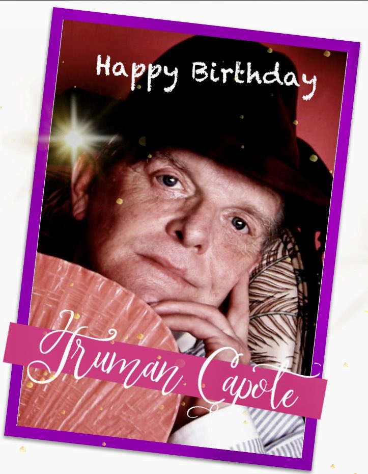 menacesof2019's tweet photo. #gaywriter #trumancapote was born 100 years ago today. He was as well known for his flamboyant social life and obvious gayness as for his works, including #breakfastattiffanys and #incoldblood. Despite disastrous scandals, his writing has survived. https://t.co/BI5pwuQqqo