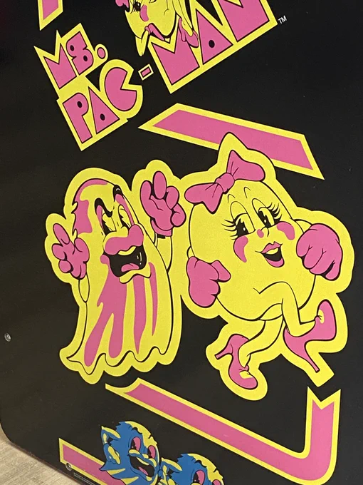 Please tell me I'm not the only one who thinks the Ms Pac Man ghost looks like Arin from  