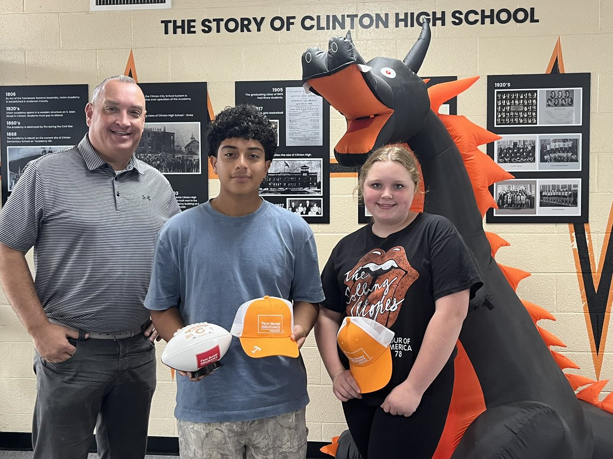 Farm Bureau Clinton (@bureauclintontn) on Twitter photo Congratulations to Emmanuel Ortiz and a Kirby Sheppard, the Farm Bureau Athletes of the Week! Go Dragons! <a href="/CHSDragonsFB/">Clinton Dragons Football</a> <a href="/ClintonStrong4U/">ClintonStrong</a> <a href="/ACSchoolsTN/">Anderson County Schools TN</a> <a href="/FBITN/">Farm Bureau Insurance of Tennessee</a> <a href="/mb210/">Michael Bowers</a> Congratulations to Emmanuel Ortiz and a Kirby Sheppard, the Farm Bureau Athletes of the Week! Go Dragons! <a href="/CHSDragonsFB/">Clinton Dragons Football</a> <a href="/ClintonStrong4U/">ClintonStrong</a> <a href="/ACSchoolsTN/">Anderson County Schools TN</a> <a href="/FBITN/">Farm Bureau Insurance of Tennessee</a> <a href="/mb210/">Michael Bowers</a>