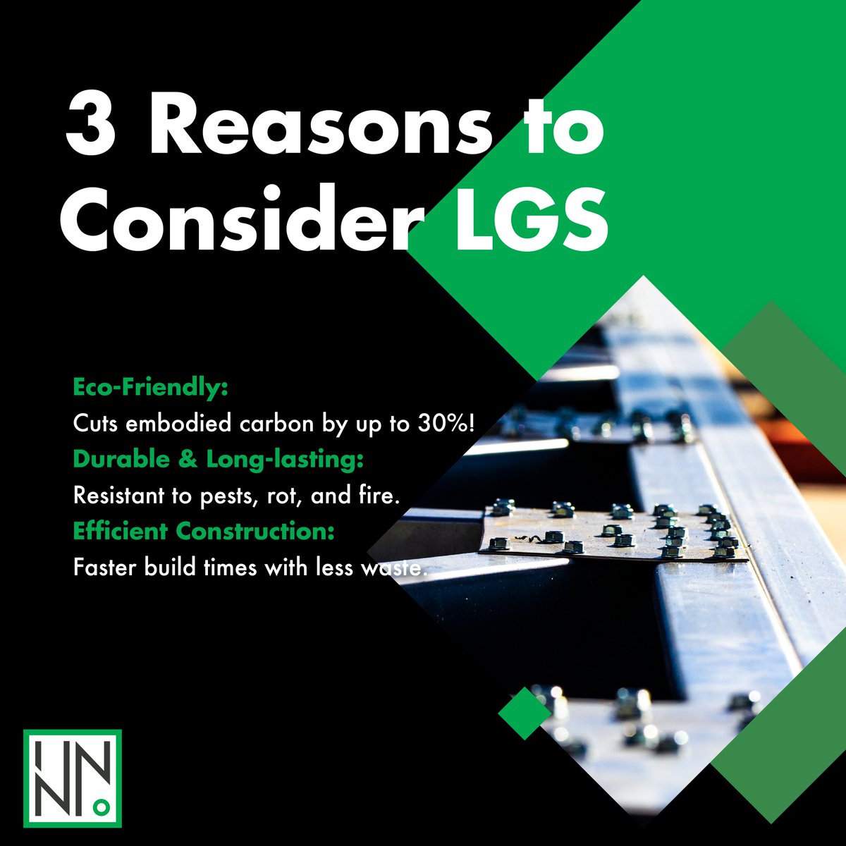 3 Reasons to Consider #LightGaugeSteel ✨

#InnoMetalStuds #SteelFramingSolutions #LGS #InnoAtNASDAQ