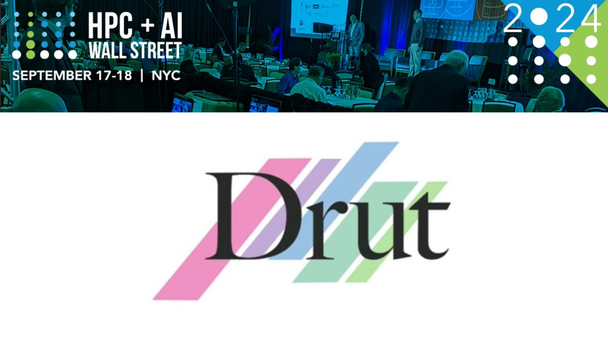 HPC + AI Wall Street (@hpcai_ws) on Twitter photo Thank you to Bronze Sponsor <a href="/DrutTechIO/">Drut Technologies</a> for supporting HPC + AI Wall Street! Drut’s advanced AI-driven solutions and unbeatable total cost of ownership are shaping the next generation of #HPC #innovation and performance.
ow.ly/mBrO50TrOte #HPCAI2024 Thank you to Bronze Sponsor <a href="/DrutTechIO/">Drut Technologies</a> for supporting HPC + AI Wall Street! Drut’s advanced AI-driven solutions and unbeatable total cost of ownership are shaping the next generation of #HPC #innovation and performance.
ow.ly/mBrO50TrOte #HPCAI2024