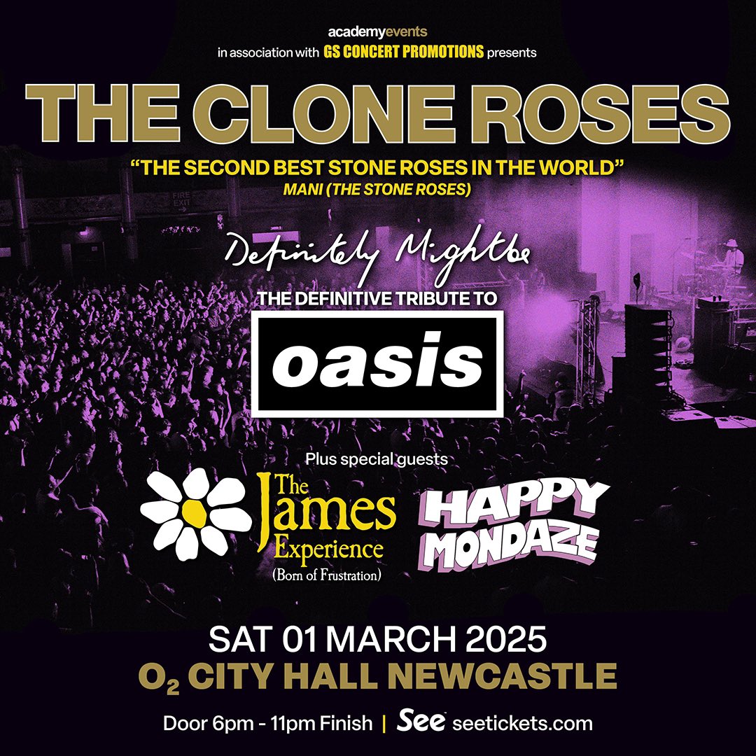 ⭐️New Show Announce Newcastle⭐️
🚨Repost for a chance to win x4 VIP tickets &amp; drinks vouchers🍺Ends Fri 4th Oct 7pm
📍 Newcastle <a href="/O2CityHall/">O2 City Hall Newcastle</a> 
🗓️Sat 1st March 2025
🎟️Pre-Sale Wed 7pm o2 Priority customers
🎟️Gen sale Friday 4th Oct 7pm