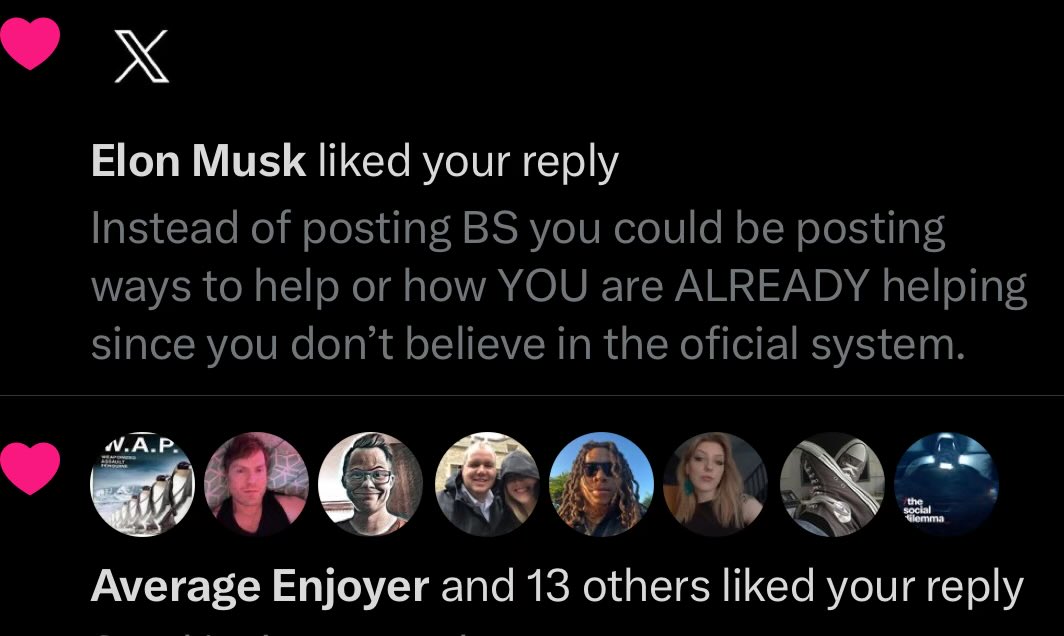 Of all the posts for him to like…🙄