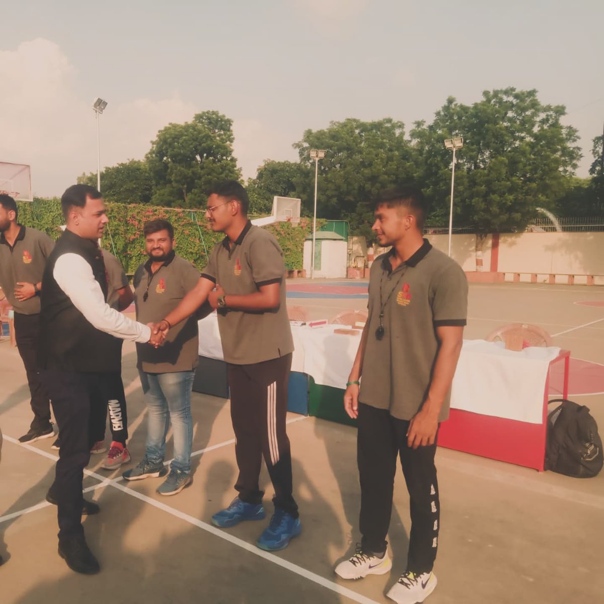 Gautam_SinghIRS's tweet image. Chief Guest at my Alma Mater - St. Xaviers Jaipur.
#Basketball #xaviers