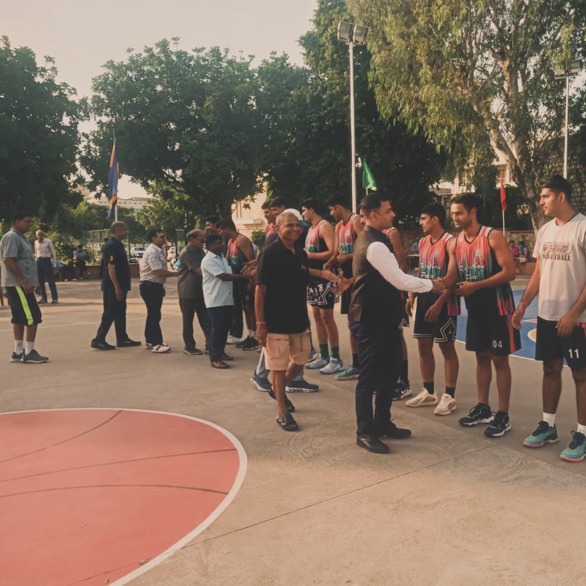 Gautam_SinghIRS's tweet image. Chief Guest at my Alma Mater - St. Xaviers Jaipur.
#Basketball #xaviers