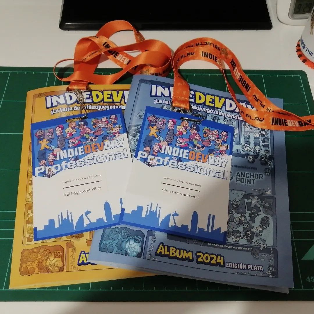 Super felices después del #IndieDevDay2024 Nos lo pasamos tan bien que nos olvidamos de sacar fotos! xD