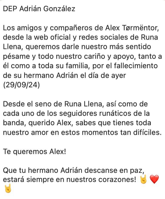 DEP Adrián González.