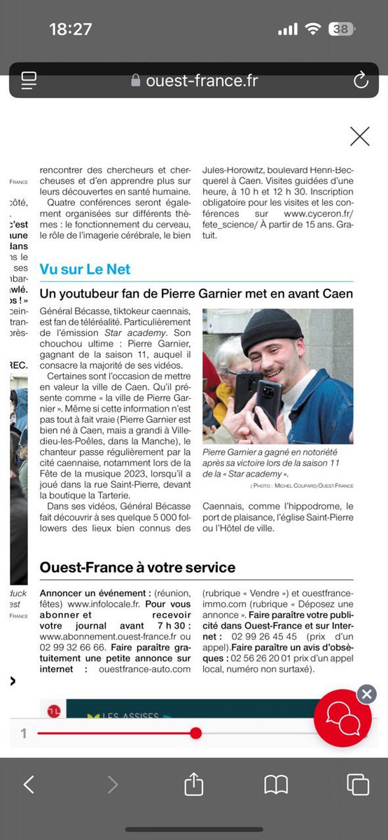MAIS ATTENDEZ JE SUIS DANS LE VRAI OUEST FRANCE?! #PierreGarnier