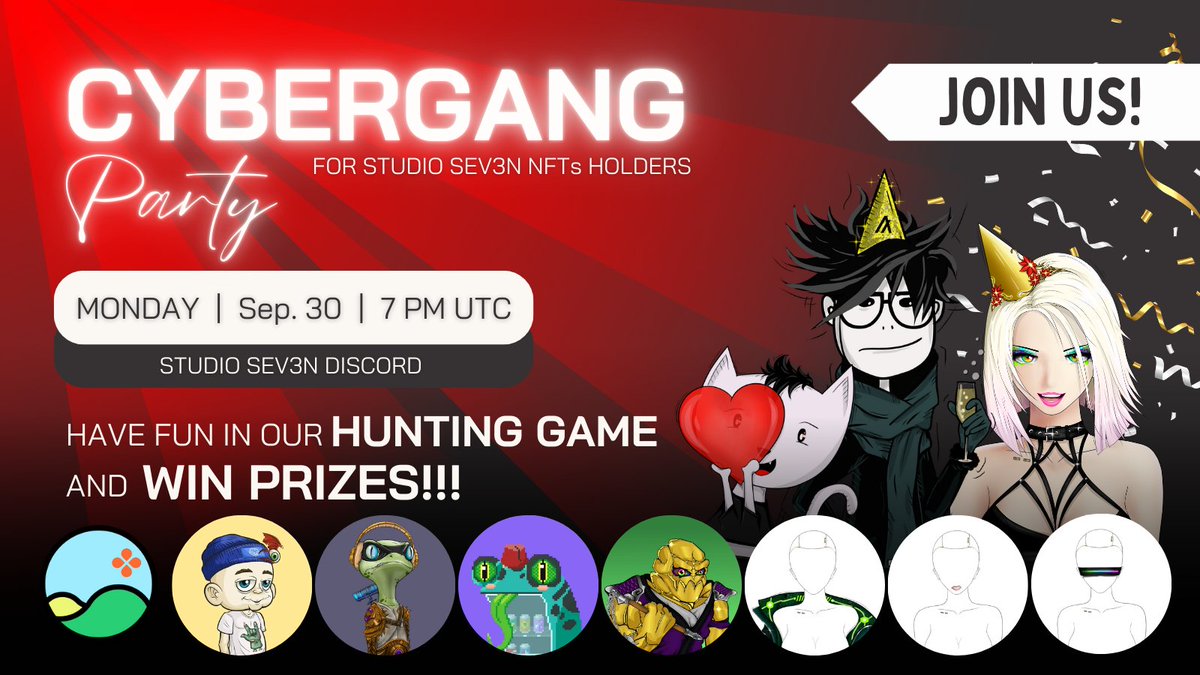 sevanya.algo (@1sevanya1) on Twitter photo It's Monday and it's almost time to party!!! 😃
Are you a holder of one of our NFTs?
🔹@Algo_Alex_NFT
🔹<a href="/AlgoSpectaCats/">spectacularcats.algo</a>
🔹<a href="/Project_R4V3N/">projectraven.algo</a>
You can't miss all the fun!🥳
See you in less than an hour.
#Algofam It's Monday and it's almost time to party!!! 😃
Are you a holder of one of our NFTs?
🔹@Algo_Alex_NFT
🔹<a href="/AlgoSpectaCats/">spectacularcats.algo</a>
🔹<a href="/Project_R4V3N/">projectraven.algo</a>
You can't miss all the fun!🥳
See you in less than an hour.
#Algofam