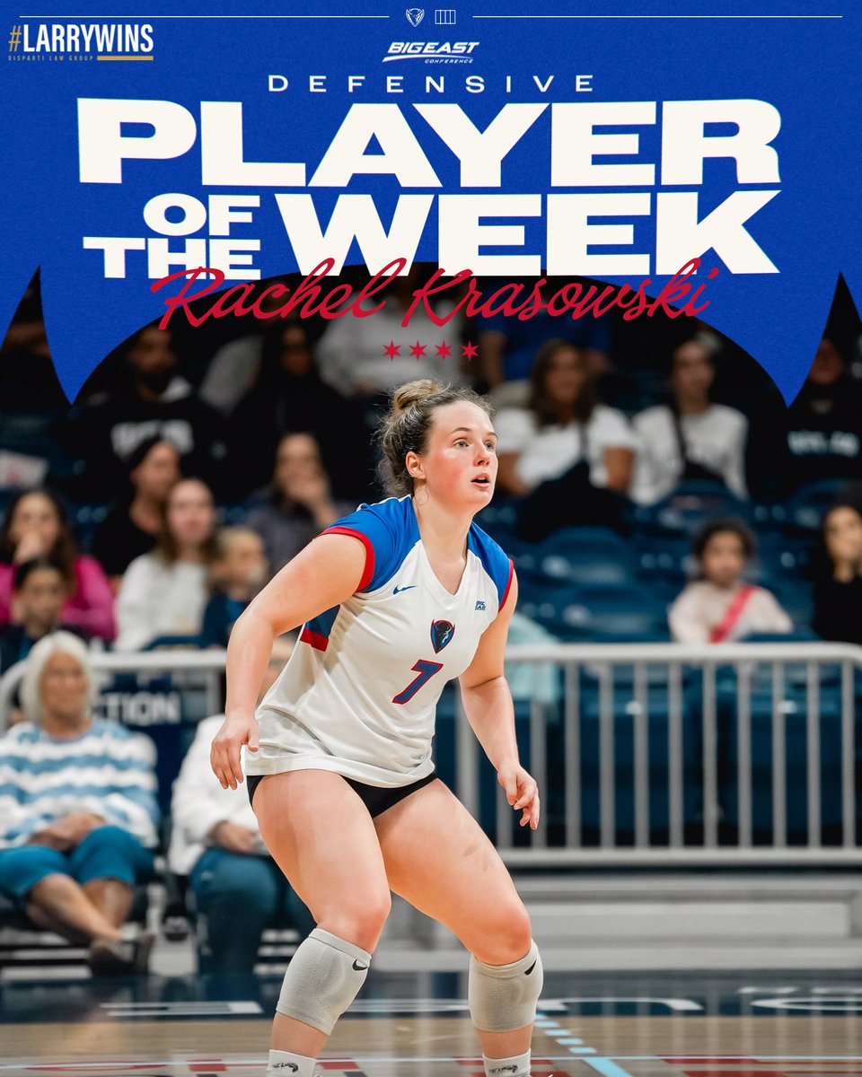 DePaulVball's tweet photo. This duo is on fire🔥

Jill and Rachel take home their third weekly honors from the BIG EAST!

📰 | https://t.co/0MgXwH4Z9v

#BlueGrit🔵😈 | @dispartilaw https://t.co/gAILjboXio
