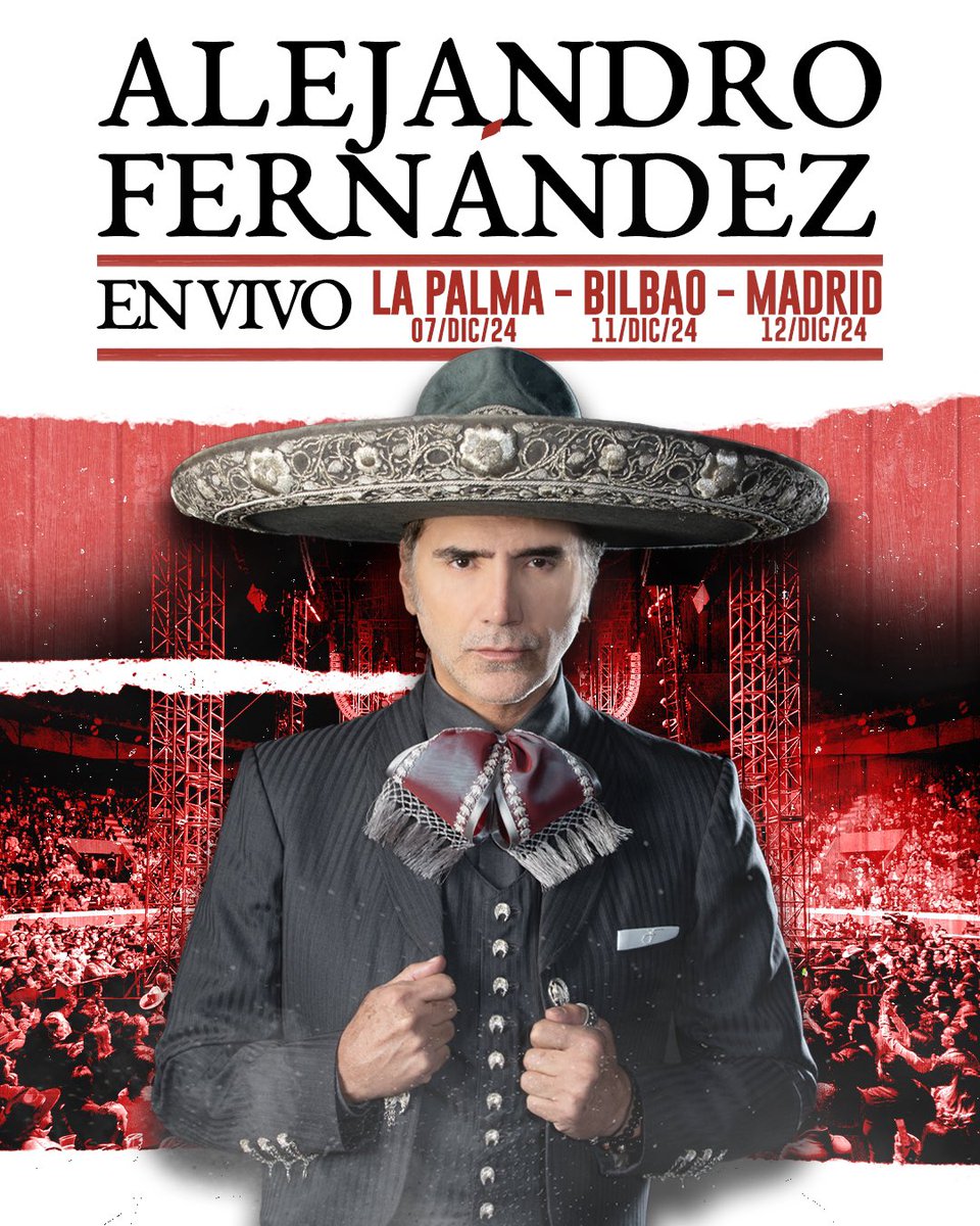 Y el destino nos volvió a unir, España! 🇪🇸🔥❤️

¿Listos para las 3 NOCHES MÁS MEXICANAS de sus vidas? #AFEnVivo 

BOLETOS a la venta ESTE VIERNES 4 de OCTUBRE 🎟️✌🏼