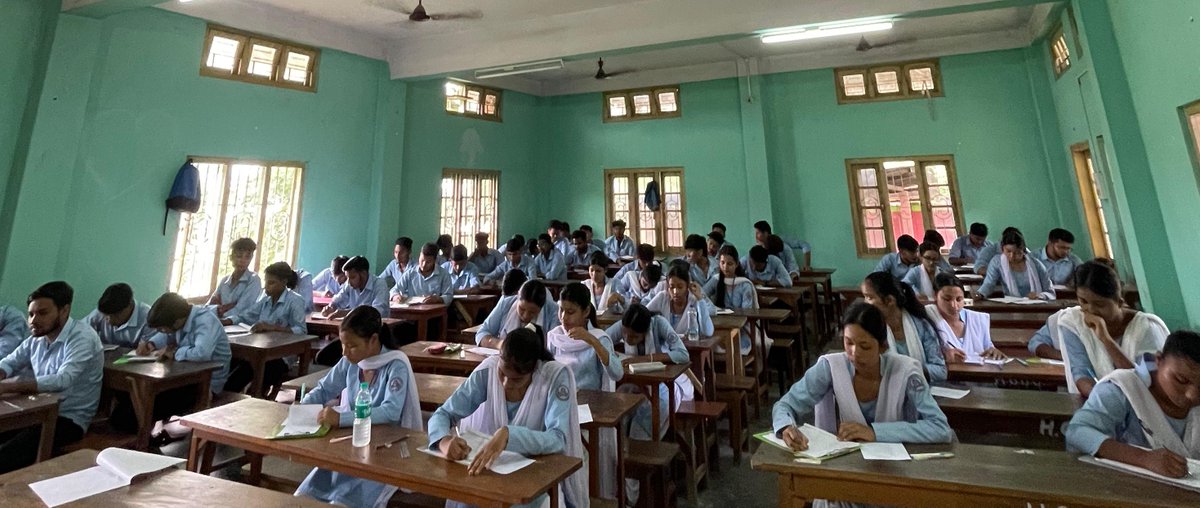 digitalcellhgdc's tweet photo. Sessional exams have commenced today at Hari-Gayatri Das College, Azara (formerly Azara College). 
@himantabiswa 
 @ranojpeguassam 
 @balendra_d https://t.co/bsx62HsnOq