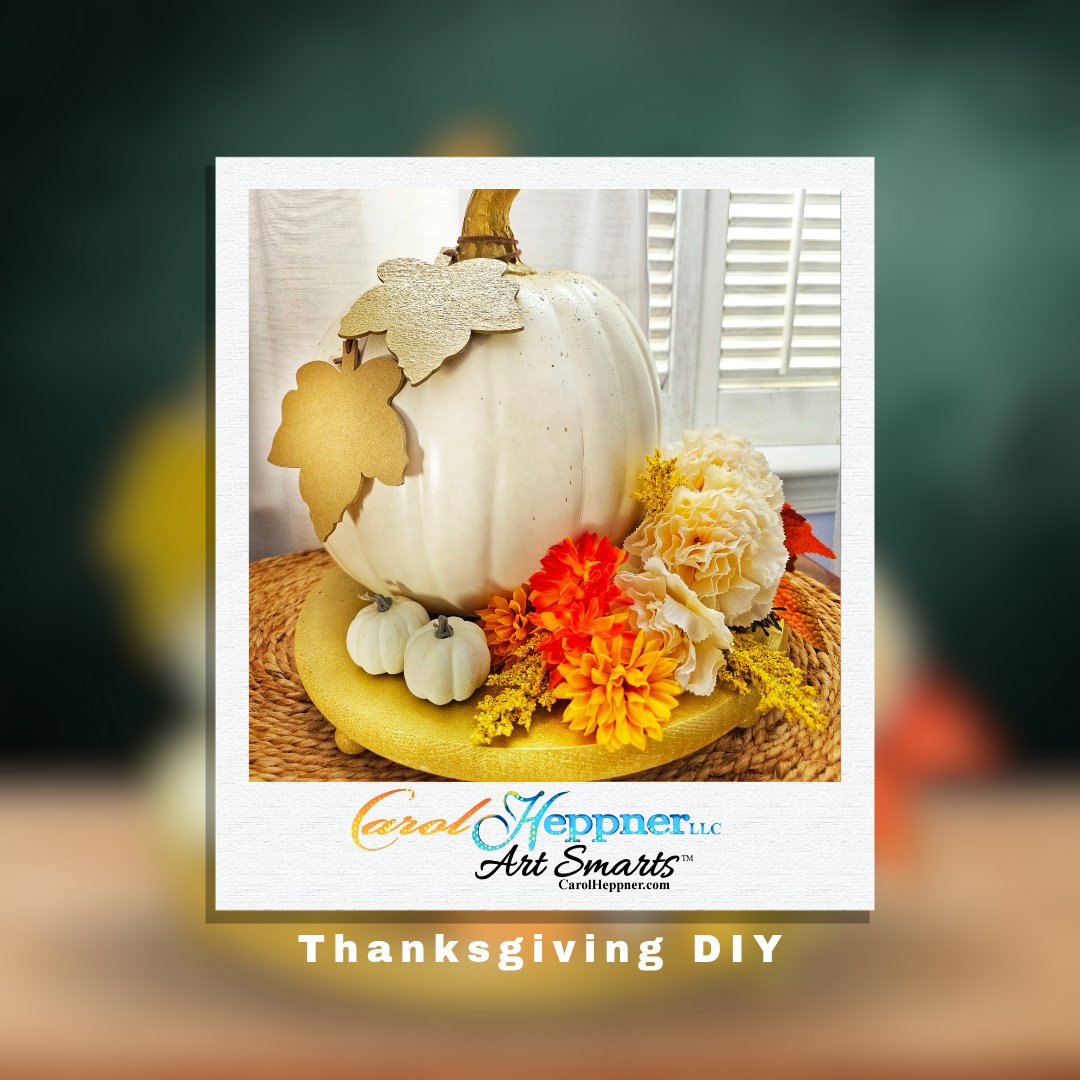 QueenofCr8tvty's tweet photo. Looking for easy but beautiful holiday #DIYr? With Rust-Oleum® 2X Ultra Cover® Satin Spray Paint and Universal Premium Spray Paint® Metallic Spray, you can craft a #Thanksgiving centerpiece that shines! https://t.co/uTSyqREsAq ad #CraftShout #CraftBizParty . https://t.co/1eMzho92LK