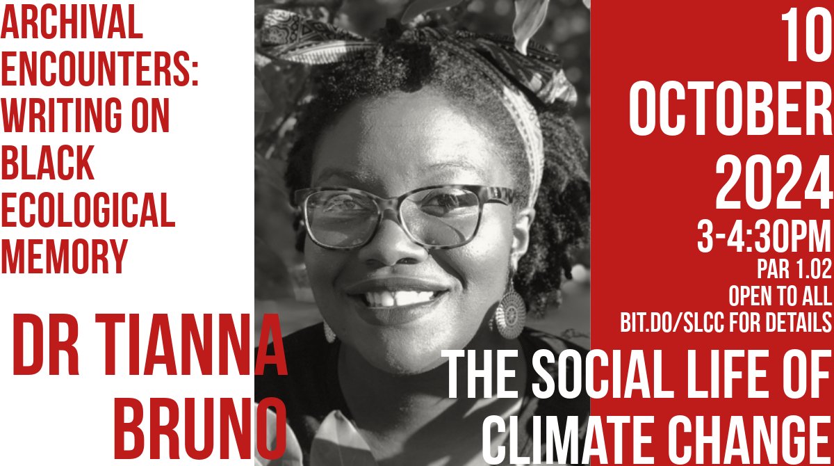 Social Life of Climate Change (@slcc_lse) on Twitter photo Very excited to announce our first seminar of the year - NEXT THURSDAY! With Tianna Bruno of <a href="/BerkeleyGeog/">Berkeley Geography</a>.
Please join us! Very excited to announce our first seminar of the year - NEXT THURSDAY! With Tianna Bruno of <a href="/BerkeleyGeog/">Berkeley Geography</a>.
Please join us!