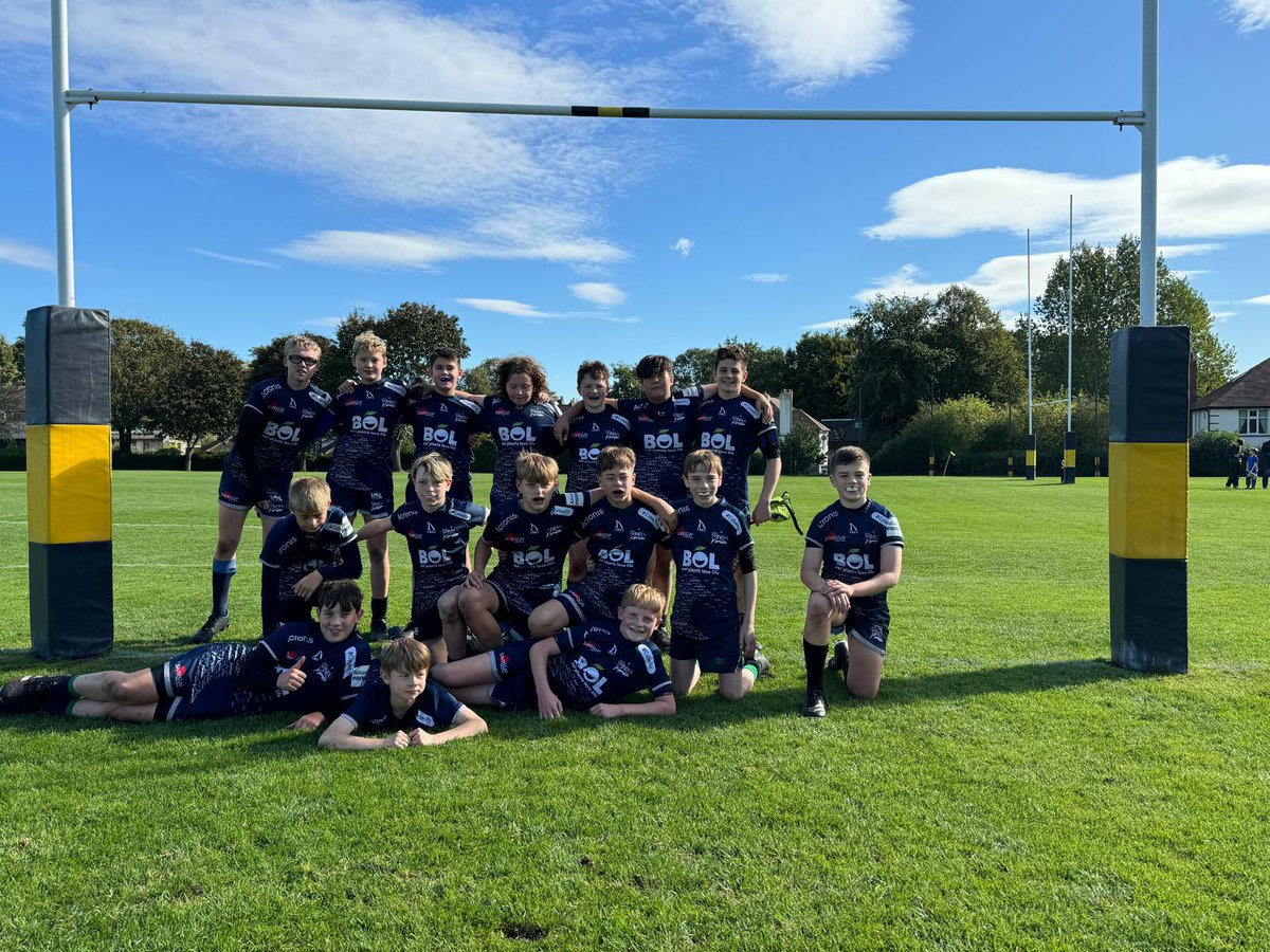 A very proud day for all involved at Trafford schools rugby 🏉 our new year 7 team took to the field for the very first time meaning against <a href="/QEGSYorkshire/">QEGS</a> with all 3 age groups running out winners . 60 lads having the opportunity to play competitive school boy rugby