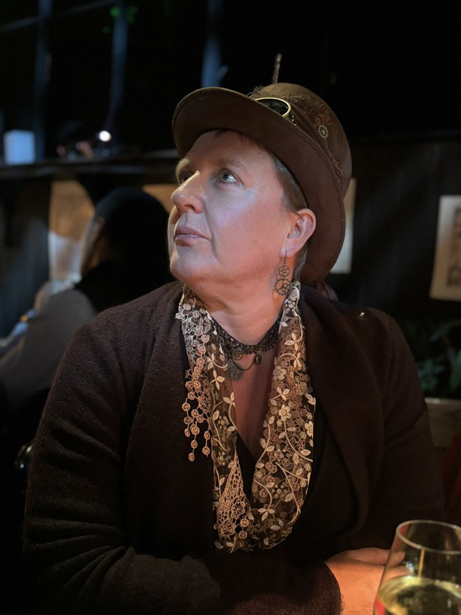 1/2 What a totally fantastic and immersive evening we all had last night. A lovely birthday treat for my lovely lady, with lovely friends, to #TheLostEstate In Kensington for a #SherlockHolmes #HoundoftheBaskervilles show. 3 course Michelin Chef  dinner, drinks and murder!