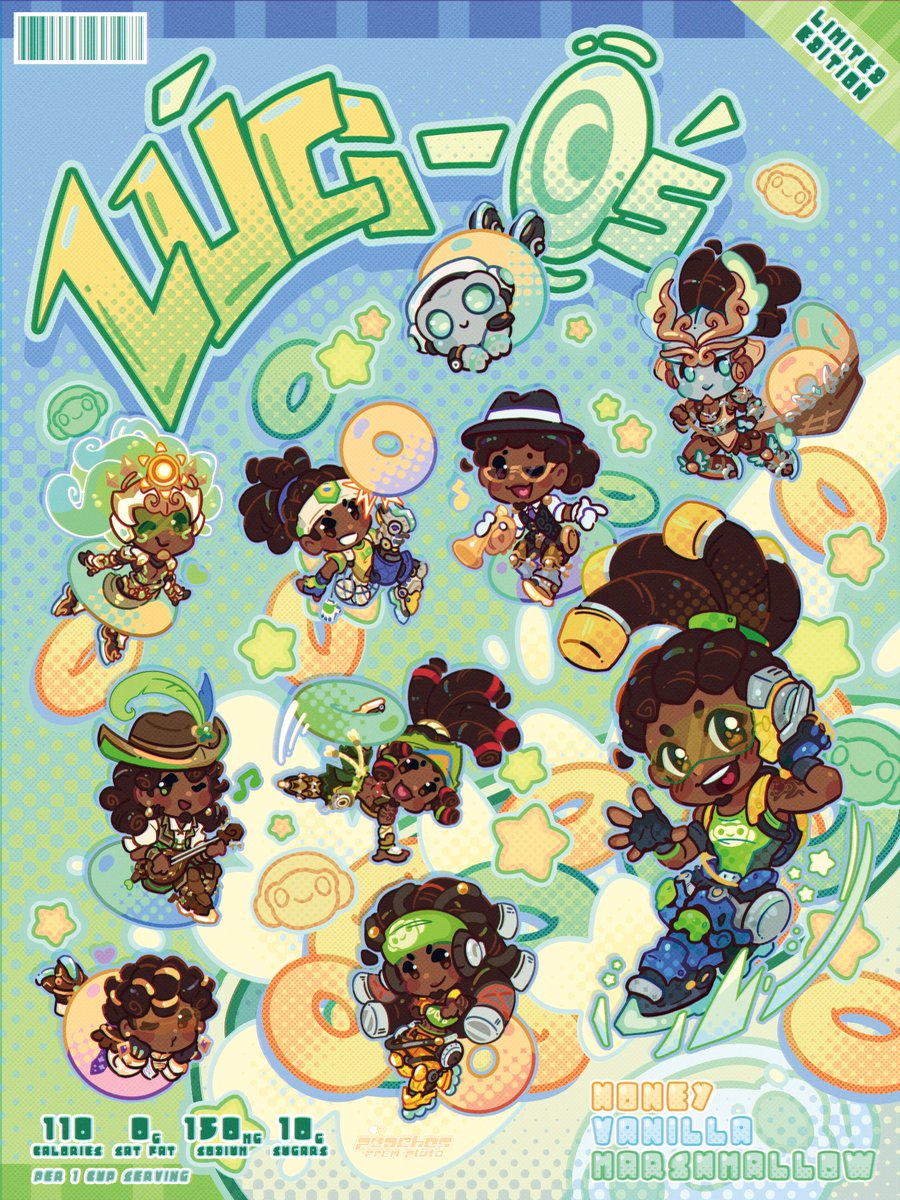 peachesfrmpluto's tweet photo. [#overwatch] have some Lúcio-Ohs! ✨💚 https://t.co/mmItF88QJO