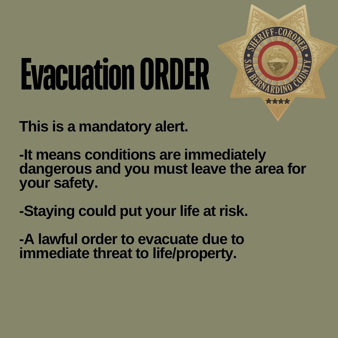San Bernardino County Sheriff tweet media