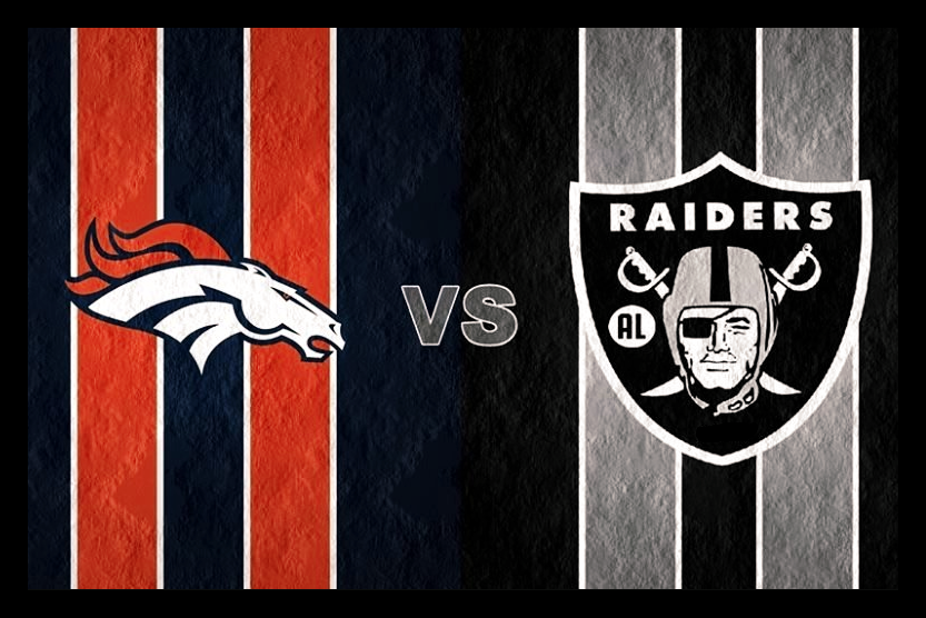 NFLMAVERICK's tweet photo. Broncos🐴 versus Raiders🏴‍☠️ Series
Regular Season: Raiders lead, 72-53-2   
Raiders at Home: 39-25   
Raiders on Road: 33-28-2   
Postseason: Series tied, 1-1    
Current Streak: Raiders with 8 straight wins. https://t.co/bd7RtDkZIZ