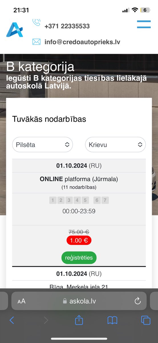 eeeeee1111234's tweet photo. @liana_langa 
Auto apmācības ru valodā ir pilnā sparā. Gan online, gan klātienē. Kredo, presto un citi. https://t.co/Gl4NRuEQz2