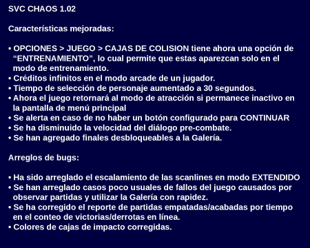 CodeMystics's tweet image. We&apos;re happy to announce the #SVCChaos 1.02 patch, previously released on Steam and GOG, is now available on PS4 and Switch as well. Full console patch notes below.