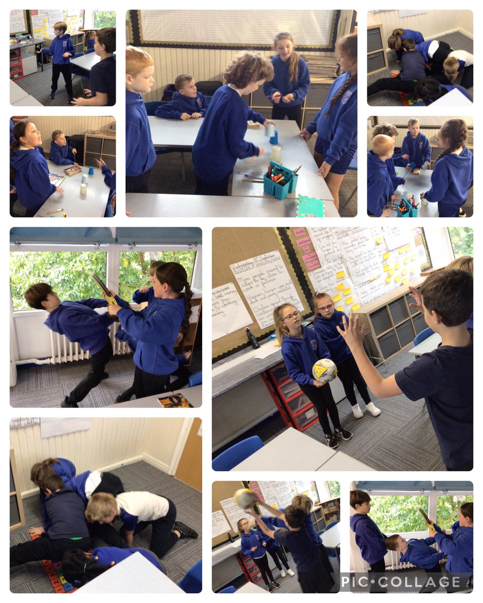 This afternoon, children created their own games in PSHE, using one object only. They also devised their own rules with rewards and consequences.