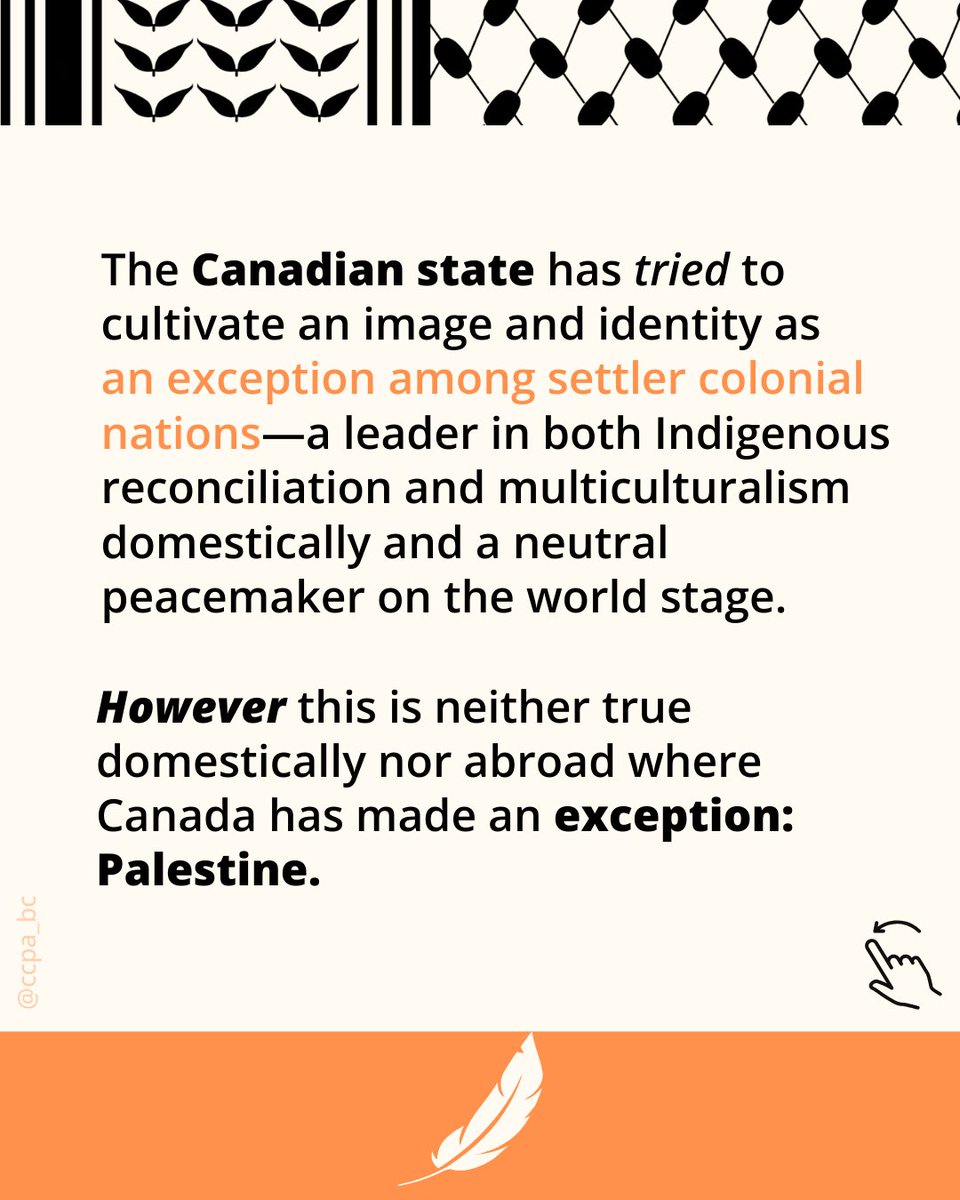“The moral litmus test of Palestinian solidarity reveals the hollowness  of so-called progressive policies of diversity, equity and inclusion—and  reconciliation.” Says researcher <a href="/VeroSioufi/">Véronique Sioufi</a> in her latest for <a href="/ccpa/">@policyalternatives</a> 's Monitor Mag 

monitormag.ca/articles/if-ca…