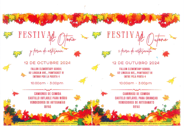 Fallon's 2nd annual Craft Fair is Sat., Oct. 12 from 10-3. Exciting new things this year.