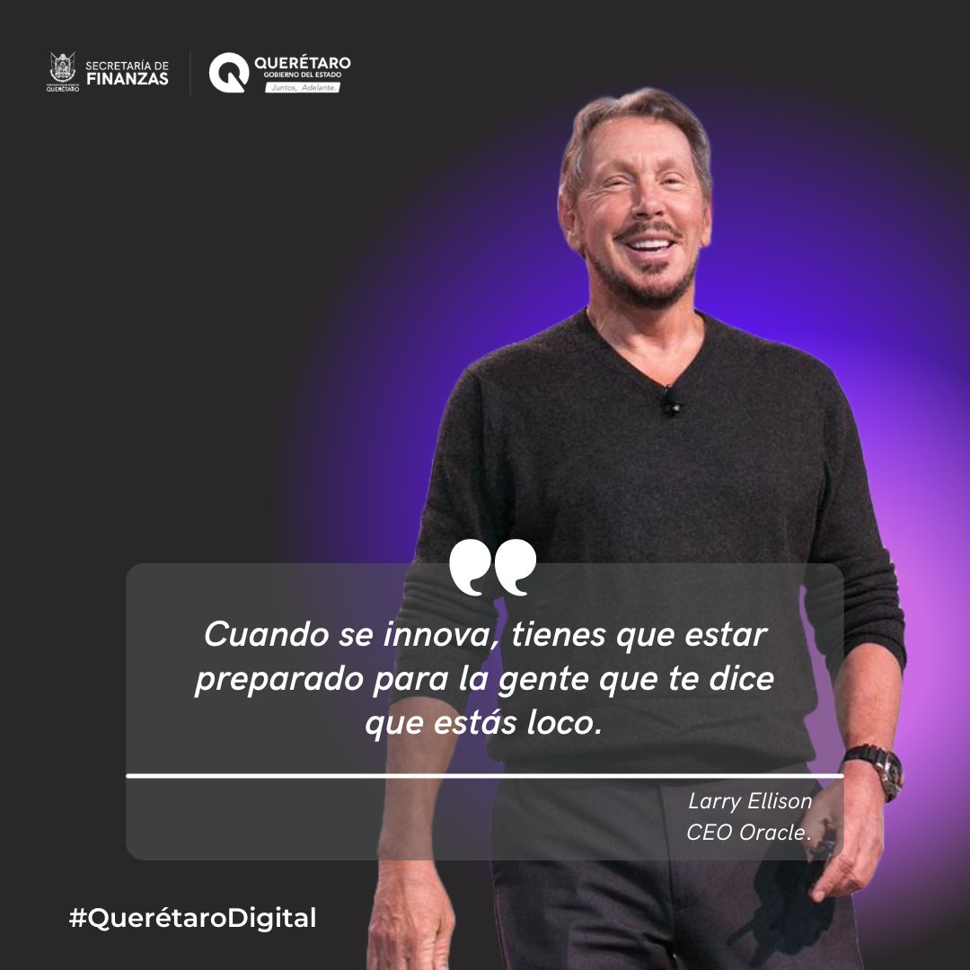 ✨ No ha existido ninguna gran mente que no haya tenido un toque de locura."✨

¿Qué opinas? ¿La locura es parte de la creatividad? 

¡Cuéntame en los comentarios! 🎨💡
#FraseDelDía #SomosFinanzas #QuerétaroDigital