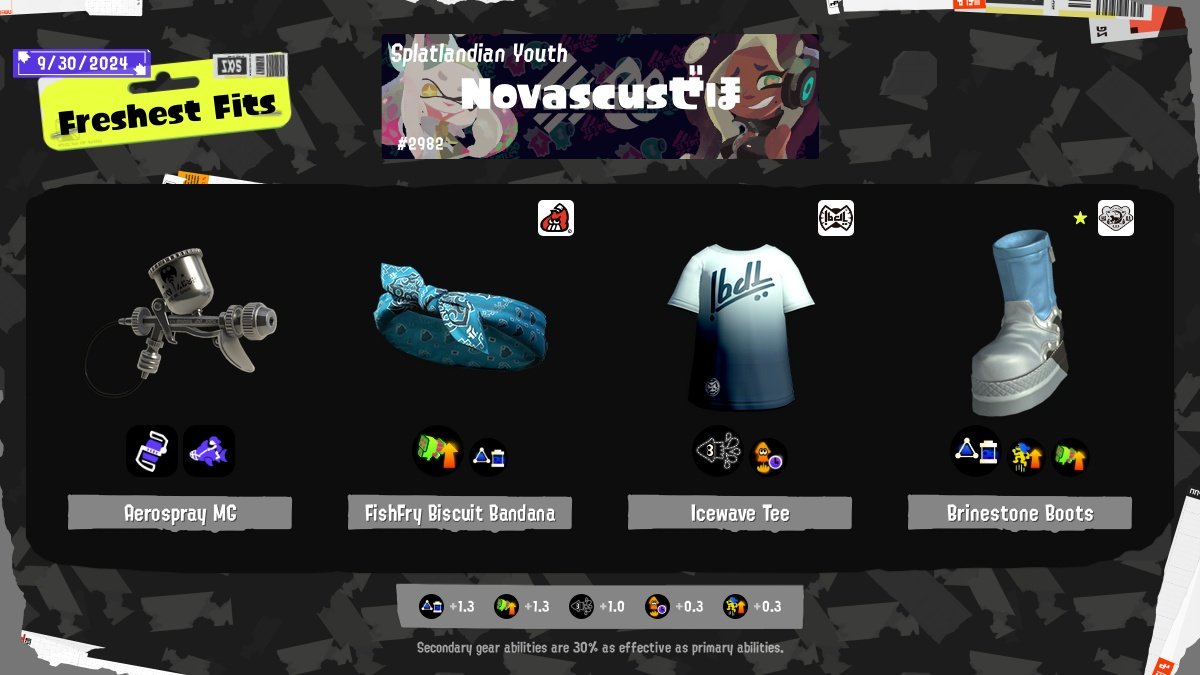 Alanacutegurl's tweet photo. #Splatoon3 #SplatNet3 #FreshestFits https://t.co/8ZSjvFFUSP