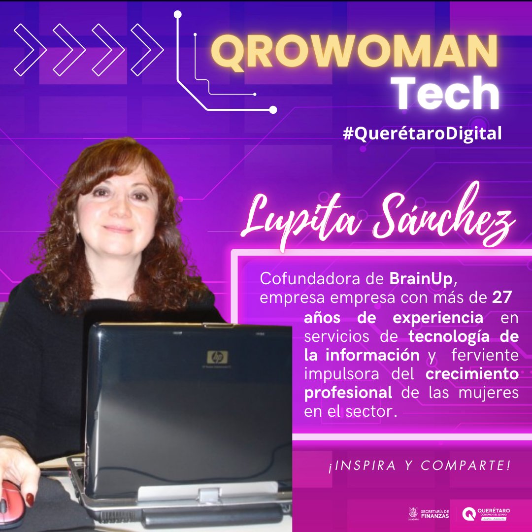 Te presentamos a una de las #mujeres más influyentes en la 𝗶𝗻𝗱𝘂𝘀𝘁𝗿𝗶𝗮 𝗧𝗜𝗖 en #México, con su visión innovadora, está revolucionando el mundo de la tecnología en el país. 🚀💡
.
.
.
¿Ya la conocías? Déjanos tu comentario.💬
#QroWomanTech #SomosFinanzas #QuerétaroDigital
