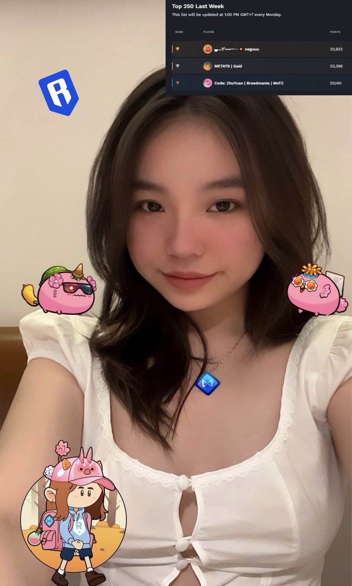 Hey, it’s Yuan with my #AxieMondaySelfie 🤳

I’ve been grinding my heart out in Ticket Bonanza <a href="/MarkofTheZeal/">MoTZ</a>'s first-ever Homeland public event and it finally comes to an end!

Big congrats to us for pulling off and fingers crossed for many more to come 🙌

Shoutout to Axie Pals