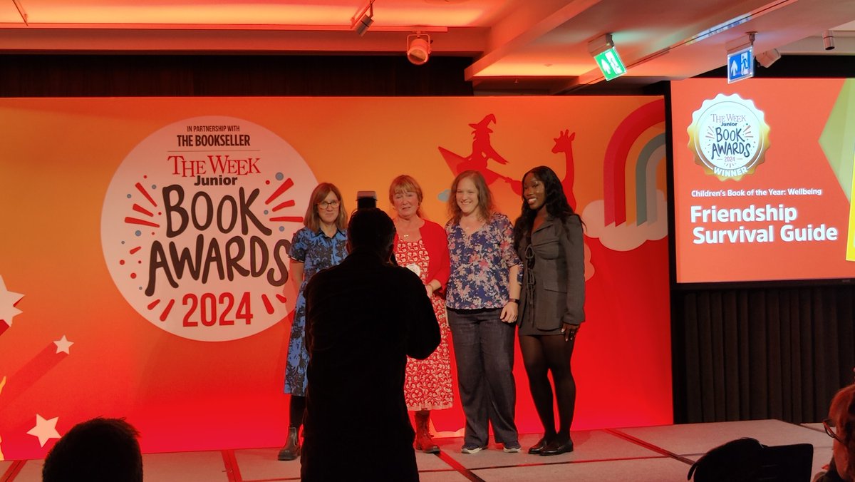 <a href="/theweekjunior/">The Week Junior</a> <a href="/Usborne/">Usborne Publishing</a> Well done to Friendship Survival Guide on winning in a new category for <a href="/theweekjunior/">The Week Junior</a> Awards: Wellbeing.

Feels like a book us grown ups need to read as well #TWJBookAwards
