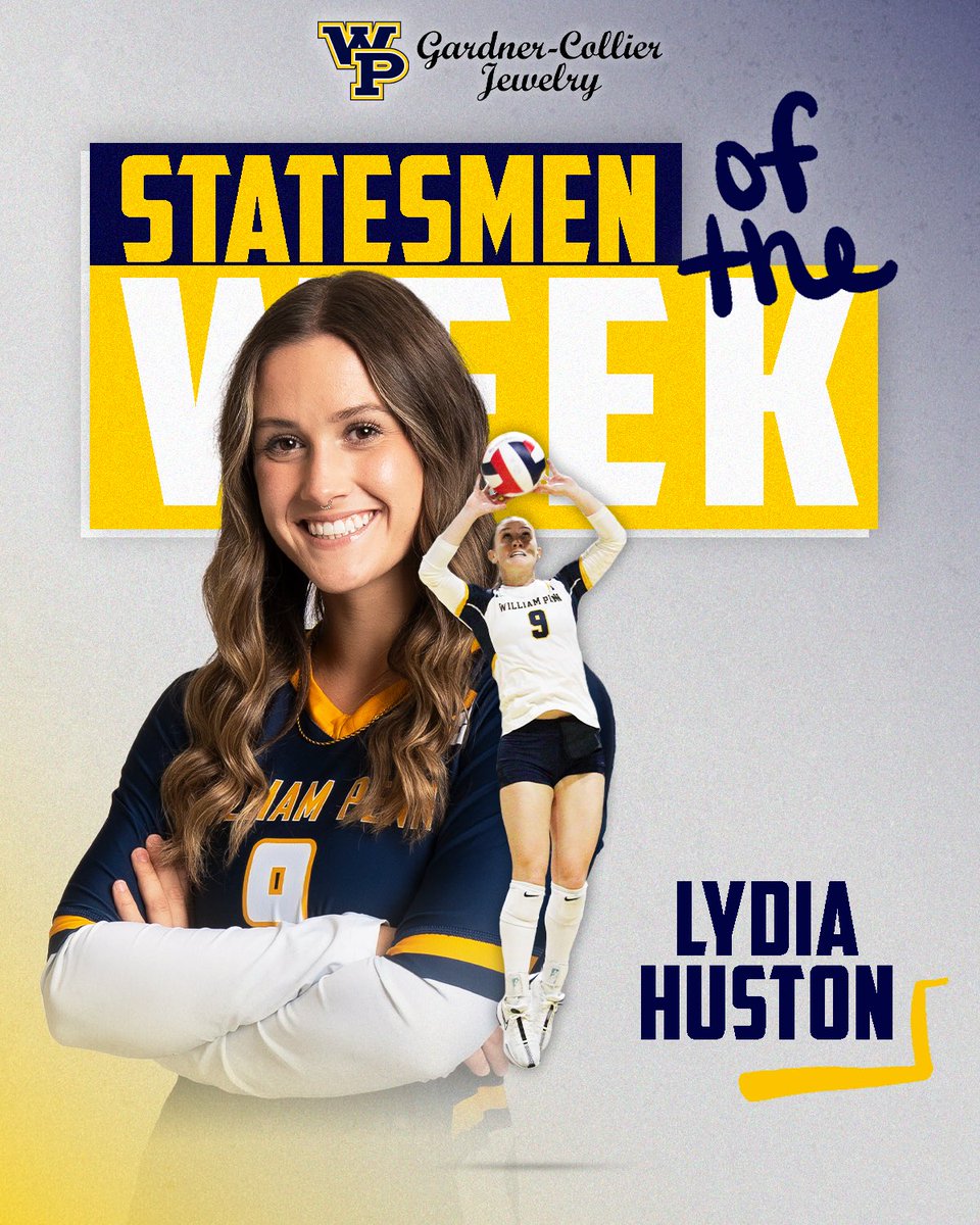 Congrats to the Statesmen of the Week, Amir Everett from Football and Lydia Huston from Women’s Volleyball!