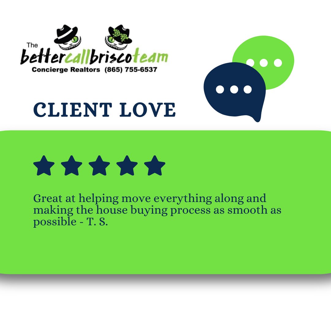 briscowoods's tweet photo. Thank you for the wonderful words. Better Call Brisco Team at United Real Estate Solutions-865.444.2400 considers our clients family. We love to hear from you.
Always remember we are a phone call away with whatever you need. π· π·
#BetterCallBriscoTeam #UnitedRealEstateSolutions https://t.co/OBXdHGhlZd