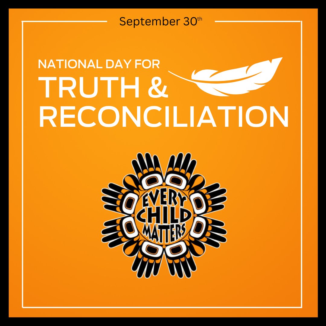 1MarigoldFord's tweet photo. Today, we pause to honour the survivors, families, and communities impacted by the residential school system. On this National Day for Truth and Reconciliation, we acknowledge the importance of reflection, education, and healing.#OrangeShirtDay https://t.co/tbiEN6cNCK