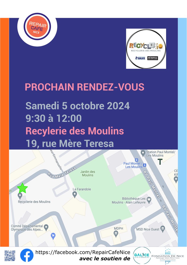 Jeter ? Pas question ! Réparons ensemble ! Venez retrouver nos bénévoles qui vont vous aider à redonner un supplément d'utilité à vos objets transportables en panne, ou à porter de nouveau vos vêtements préférés nécessitant un peu d'ajustement en couture.