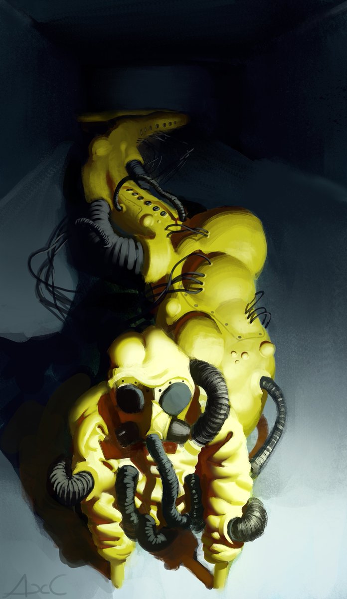 HandNull's tweet image. Hi, I'm Alex. I'm a horror illustrator and concept artist, if you'd like to commission some art for Halloween please send me a message or reply to this post.