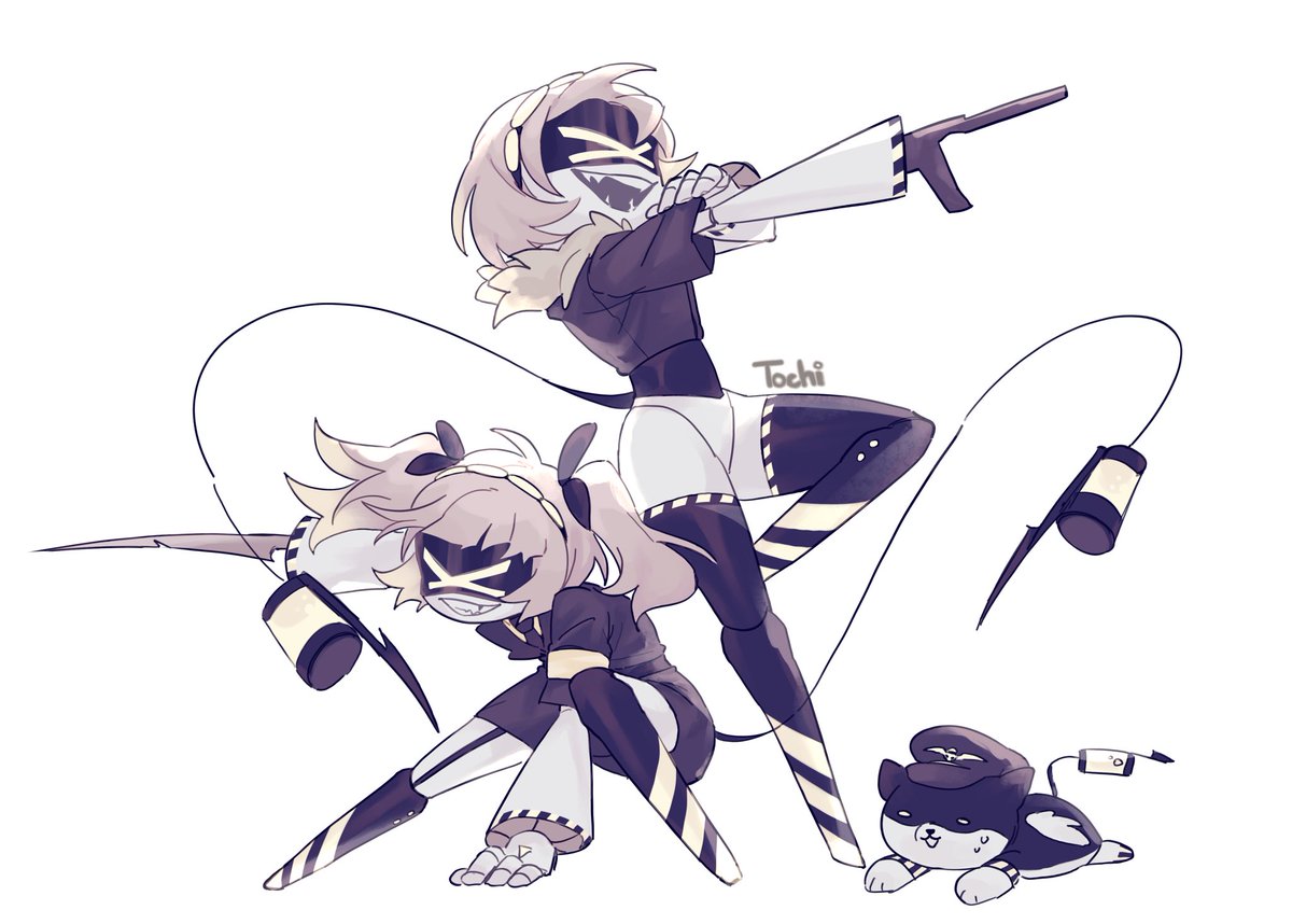 tochi_sama's tweet photo. My fav duo 🫶
#MurderDrones #OilRose https://t.co/1ByyhA8Kdk