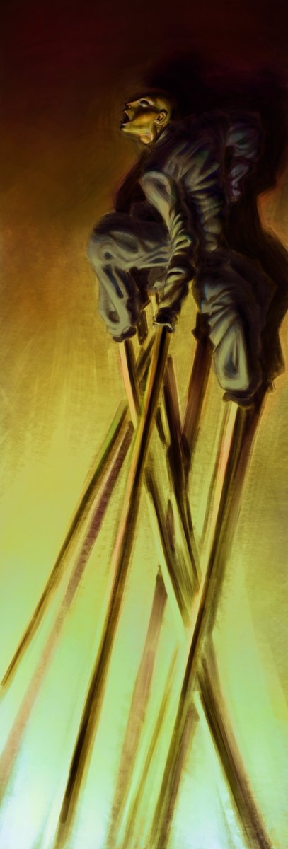 HandNull's tweet image. Hi, I'm Alex. I'm a horror illustrator and concept artist, if you'd like to commission some art for Halloween please send me a message or reply to this post.