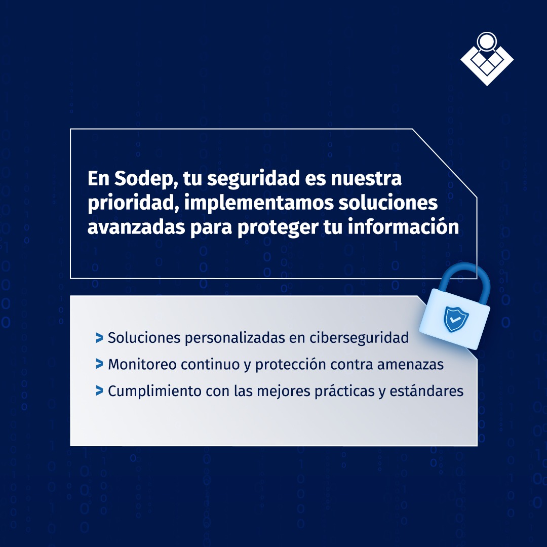sodepsa's tweet photo. 🌐🔐 En el Día Mundial del Cumplimiento de la Seguridad Informática, destacamos la importancia de proteger tu mundo digital. La ciberseguridad es esencial para salvaguardar tu información y mantener la confianza en el entorno digital. https://t.co/juGZHPKWC7