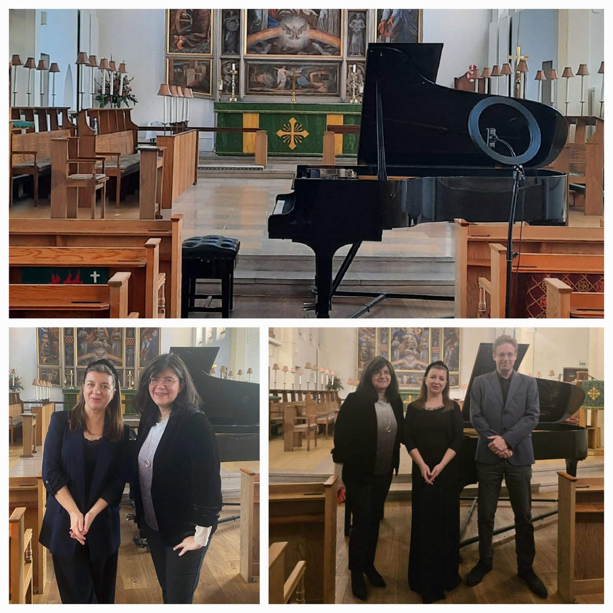 jelena_makarova's tweet photo. Greatly enjoyed performing 'Autumn Elegie' evening recital &amp; lead masterclasses for PianoPlus International Recital Series on this beautiful @SteinwayAndSons piano. Thank you @Ntsaldaraki for having me 🙏❤️🍁🍂🎶! https://t.co/DDnYAstuau
