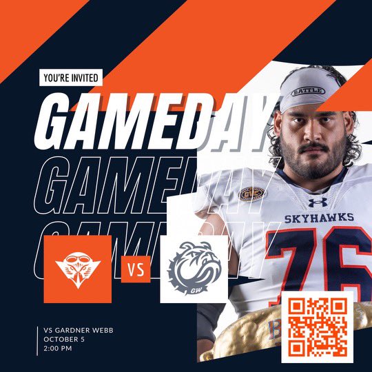 Homecoming week! Glad to be back home at Hardy Graham! Recruits get signed up with the QR code 🔷🔶
