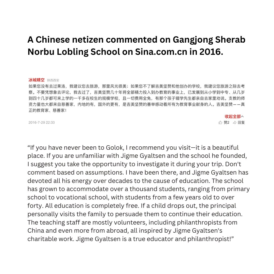 If China is serious about lifting Tibetan children out of poverty and protecting Tibetan language and culture, as it claims, Gangjong Sherig Norbu Lobling School must be reopened, immediately.

Please visit TibetAction.net and sign the petition to reopen the school.