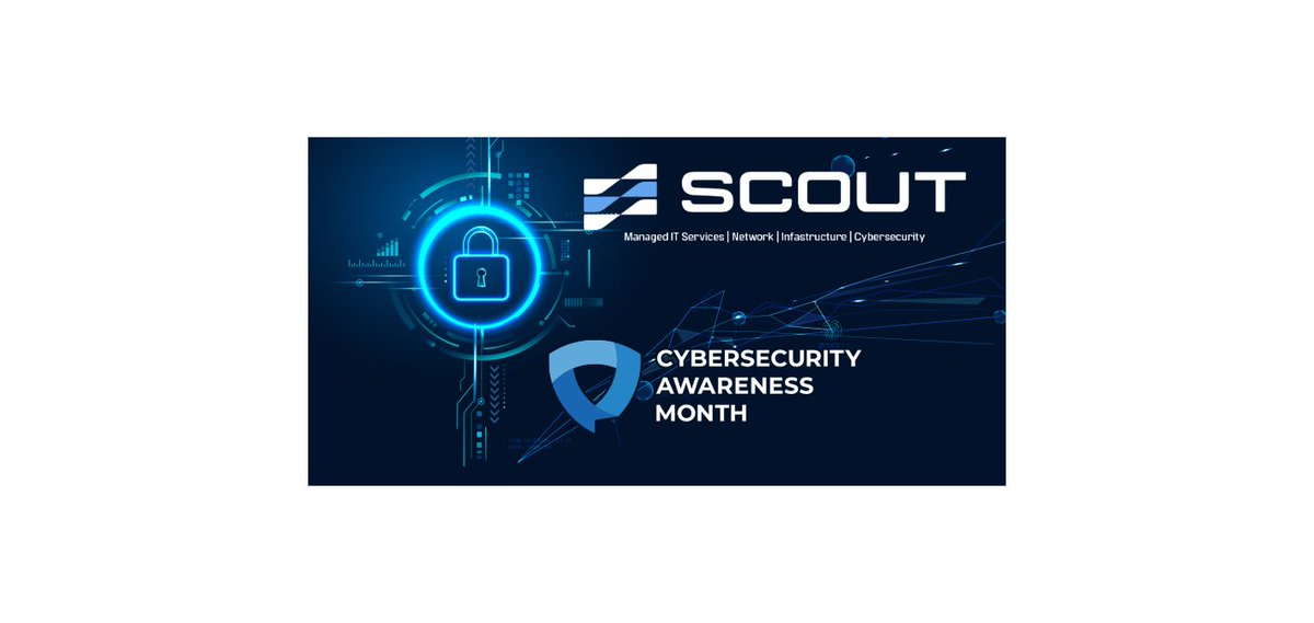 scoutnetworks's tweet photo. October is Cybersecurity Awareness Month, a timely reminder to review and strengthen your business against ever-evolving digital threats!

Don't let your company be an easy catch! Make October less SPOOKY by contacting Scout for a complimentary cybersecurity review! https://t.co/3HxnHkXow4